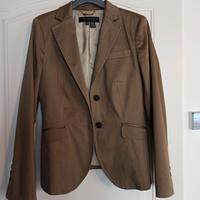 blazer da donna beige taglia 42 Zara