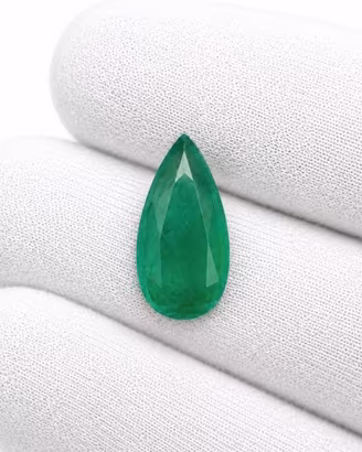 Smeraldo 12.11 ct certificato IGI taglio pera