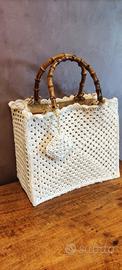 borsa all'uncinetto 