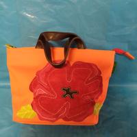 Borsa borsetta donna Benetton arancione