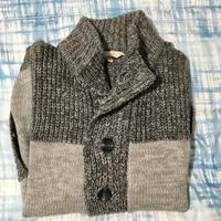 Maglione uomo marrone chiaro-scuro
