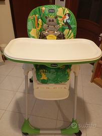 Chicco Polly Easy Seggiolone, Happy Jungle

