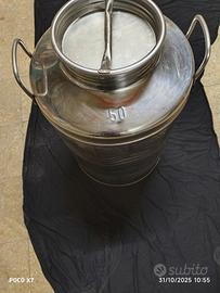 fusto per olio 50 Litri 18/10 acciaio inox 
