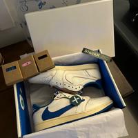 Nike air jordan 1 low travis scott fragment sail