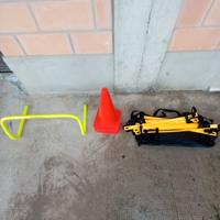 Kit Agilità Calcio: Scaletta + 5 Coni + Ostacolo