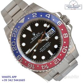 ROLEX GMT Master II 116719BLRO Pepsi Cerachrom NOS