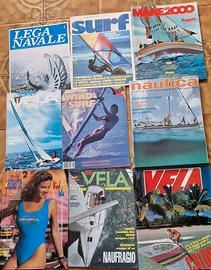 collezione riviste VELA WINDSURF anni 1970 a 1999 