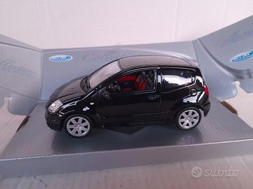 MODELLO AUTO CITROEN C2 TOTAL BLACK NO BURAGO