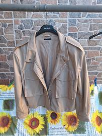 Giacca / Giubbotto Beige Sisley Stile Sahariana