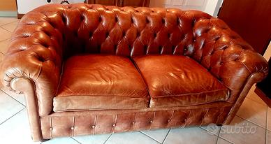 Divano 2 posti Chesterfield Vintage