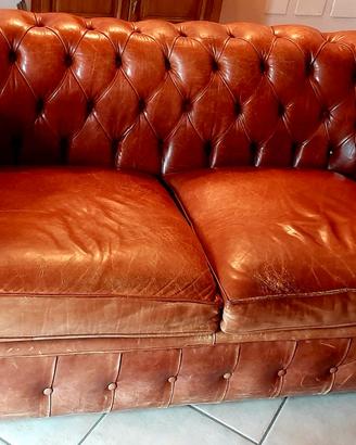 Divano 2 posti Chesterfield Vintage