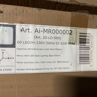 Specchiera nuova retroilluminata