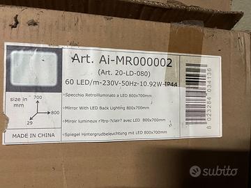 Specchiera nuova retroilluminata
