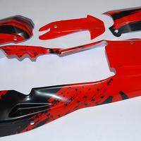Carrozzeria Baja B5 1/5 Rofun Rossa nera Plexiglas