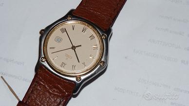 Ebel Quarzo cassa acciaio lunetta oro originale