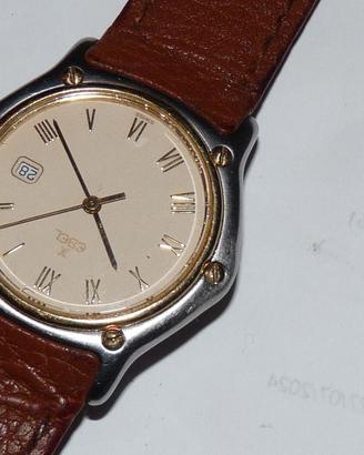 Ebel Quarzo cassa acciaio lunetta oro originale