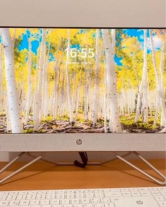 Computer HP desktop all-in-one bianco come nuovo