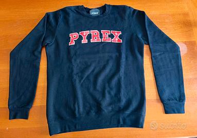 Felpa Pyrex Nera/Rossa L