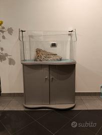 Tartarughiera terrario con mobiletto