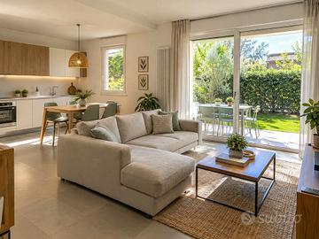 Colleverde- trilocale con giardino