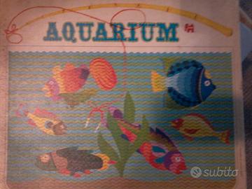 Gioco per bambini aquarium con pesci calamitati