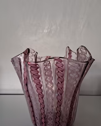Vaso vetro Murano . Vetreria Elite