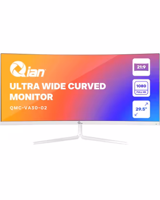 Qian Monitor Curvo 30" Ultra-Largo FHD | 2560x1080