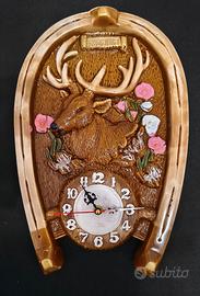 Orologio da parete country Romania dipinto a mano