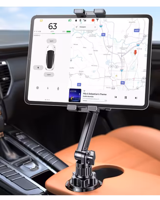 Supporto Auto Portabicchieri Coolpow per Tablet e 