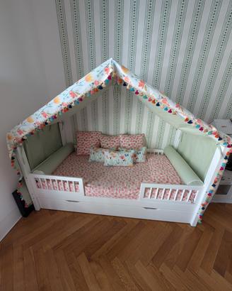 Letto a capanna Mon Lit Cabane,