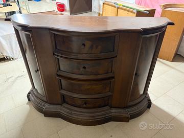 Cassettiera in legno 