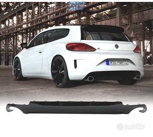 DIFFUSORE PER VOLKSWAGEN VW SCIROCCO 08-14 LOOK R
