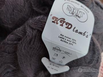 Gomitoli di lana misto mohair n.5