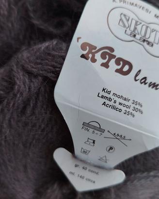 Gomitoli di lana misto mohair n.5