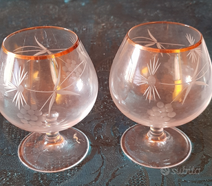Bicchieri cristallo cognac