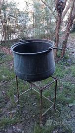 pentolone in rame massiccio