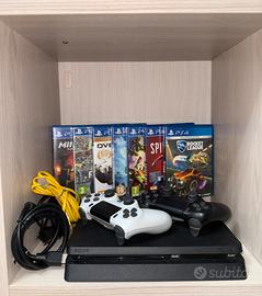 PlayStation 4 Slim 500GB + 2 Controller + 7 Giochi