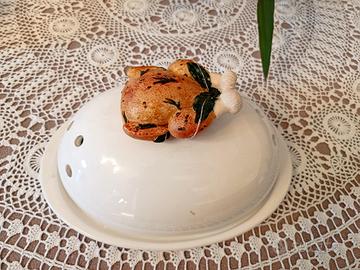 Vassoio con coperchio in ceramica Nadir