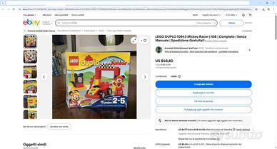 LEGO DUPLO 10843 Topolino auto da corsa