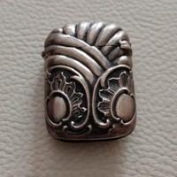 custodia vesta o porta cerini argento 