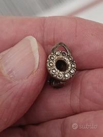 orecchino /ciondolo singolo vintage in argento 925