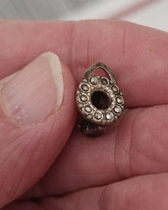 orecchino /ciondolo singolo vintage in argento 925