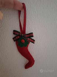 Cornetto natalizio portafortuna.