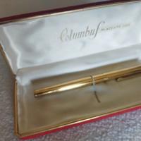 Columbus penna stilografica placcata oro