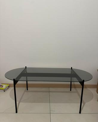 Tavolino in vetro fumè colore grigio Zara Home