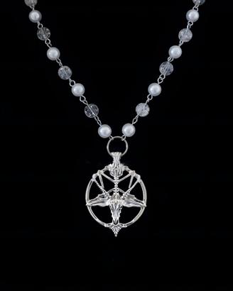 Collana Baphomet gothic dark halloween  alt