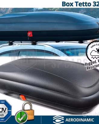 Box Tetto Portabagagli Per FORD Baule OMOLOGATO