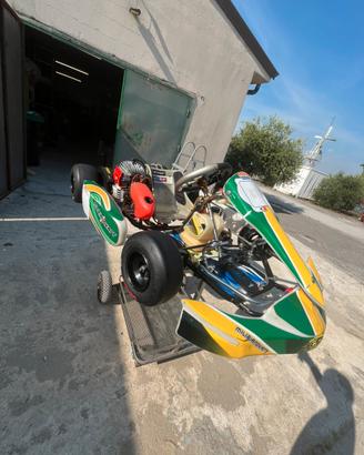 Tony Kart 60cc LKE + MyChron4 e Carrello