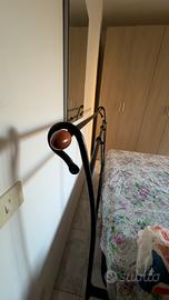 Letto e rete in ferro battuto