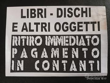 ritiro libri fumetti dischi 